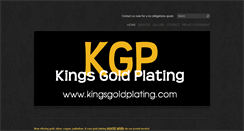 Desktop Screenshot of kingsgoldplating.com